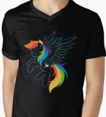 Colors of the Rainbow Men's V-Neck T-Shirt