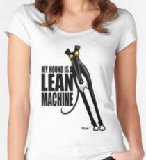 Camiseta entallada de cuello redondo Máquina Lean