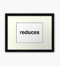 reduziert Gerahmtes Wandbild