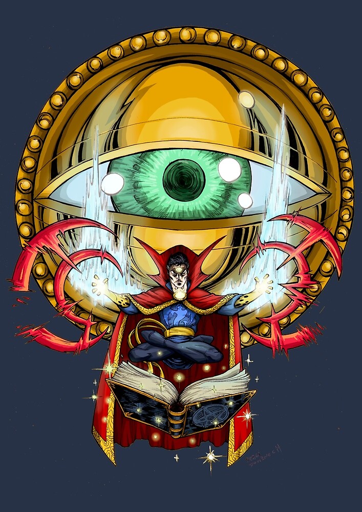 Le 3eme Oeil De Dr Strange "Doctor Strange in the Agamotto Eye" by SirG | Redbubble