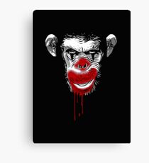Evil Monkey Clown Canvas Print
