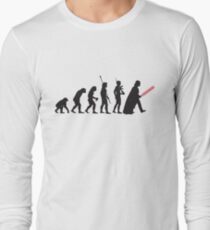 Human evolution Star wars Long Sleeve T-Shirt
