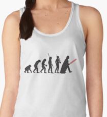 Human evolution Star wars Women's Tank Top