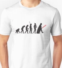 Human evolution Star wars Unisex T-Shirt