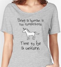 Time To Be A Unicorn Women's Relaxed Fit T-Shirt
