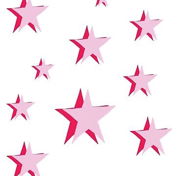 Artwork thumbnail, Pink Stars by sydneyw31