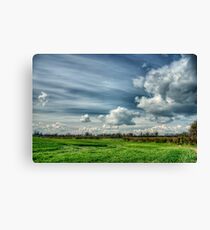 Catching Clouds (colour) Canvas Print