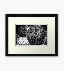 When planets collide Framed Print