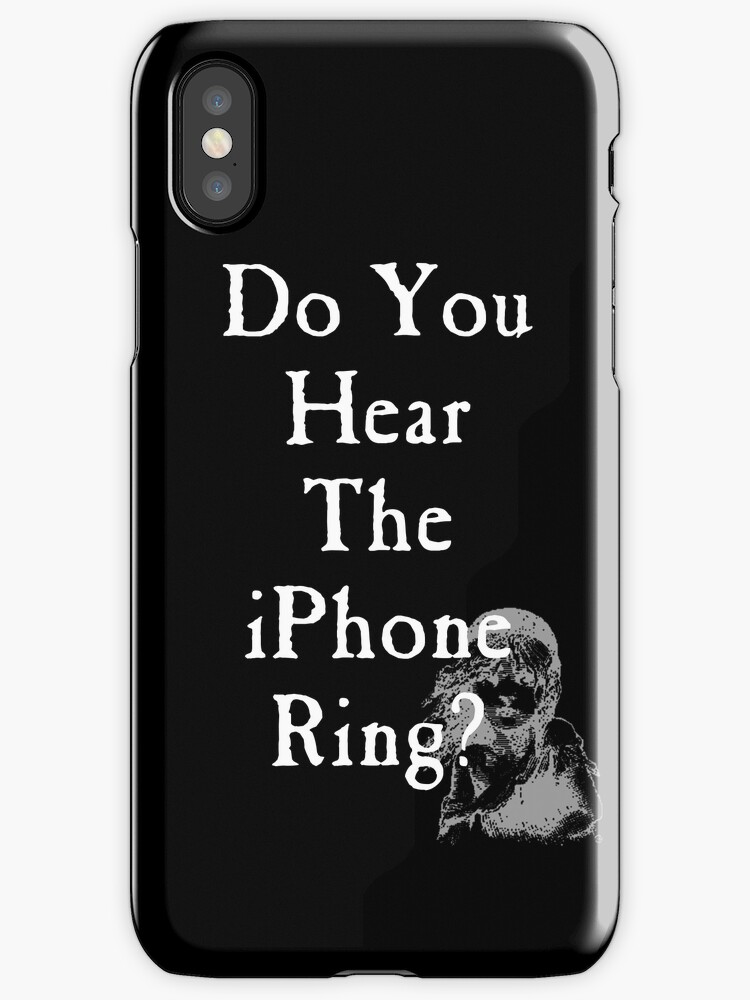 "Do You Hear the iPhone Ring?" iPhone Cases & Skins by freakedoutgeek