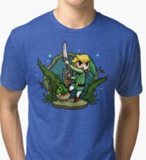 Zelda Wind Waker Forbidden Woods Temple Tri-blend T-Shirt