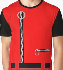Captain Scarlet Blue Grey WHATEVER Graphic T-Shirt