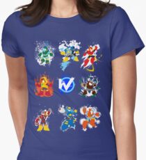 Robot Masters of Mega Man 2 Women's Fitted T-Shirt
