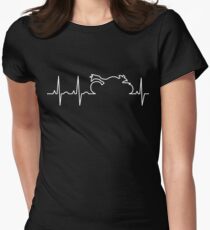 Motorcycle Life Line Women's Fitted T-Shirt