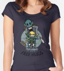 Zelda Wind Waker FREE HUGS Women's Fitted Scoop T-Shirt