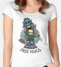 Zelda Wind Waker FREE HUGS Women's Fitted Scoop T-Shirt