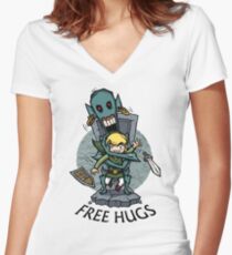 Zelda Wind Waker GRATUIT HUGS T-shirt col V femme