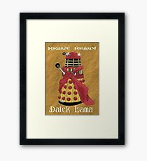 Dalek Lama Framed Print