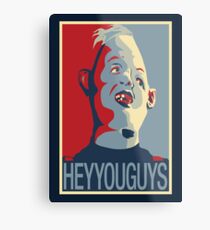 Sloth from The Goonies - "Hey You Guys" Metal Print