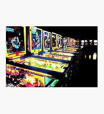 Pinball Arcade Photographic Print