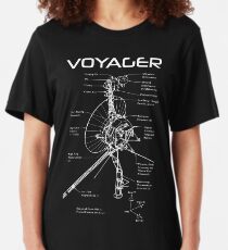 Voyager Program - White Ink Slim Fit T-Shirt