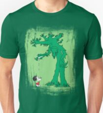 The Giving Treebeard on Lime Unisex T-Shirt