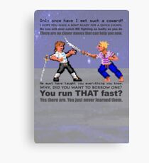 Sword Fight! Canvas Print
