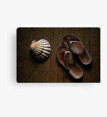 Sandals Canvas Print