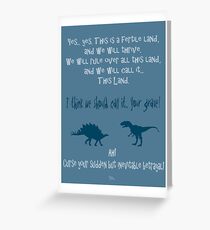 curse your sudden but inevitable betrayal, firefly, blue Greeting Card