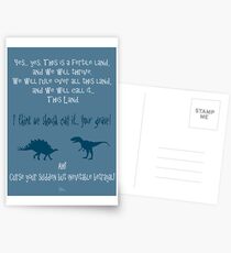 curse your sudden but inevitable betrayal, firefly, blue Postcards