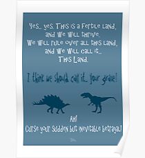curse your sudden but inevitable betrayal, firefly, blue Poster