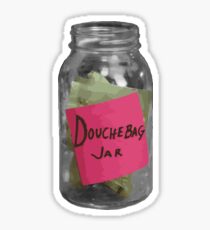 Douchebag Jar - New Girl Sticker