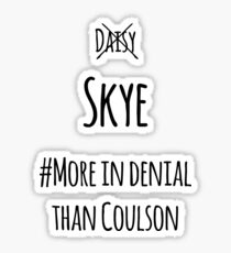 Her Name Is Skye!! (Black) Sticker