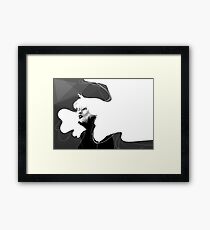 The girl Framed Print