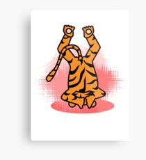 Yogic Tiger Metal Print