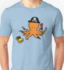 Pirate Octopus Unisex T-Shirt