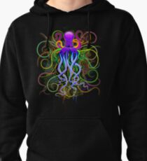 Octopus Psychedelic Luminescence Pullover Hoodie