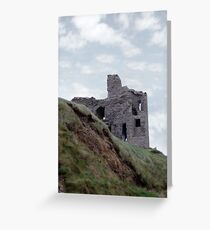 old castle ruin ballybunion Greeting Card