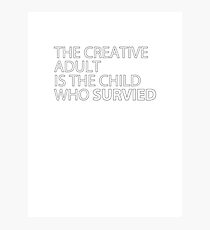 SURVIVORS Photographic Print