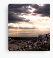 Portland Coast Sunset Canvas Print