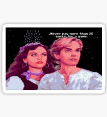 Guybrush and Elaine (final of Monkey Island 1) Sticker
