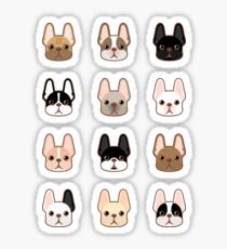 Frenchies Family Sticker