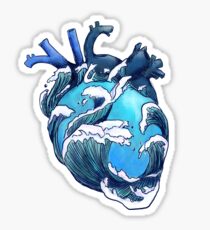 Unter den Wellen Sticker
