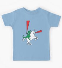 Dinosaurier Reit Einhorn Kinder T-Shirt