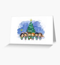 The Lil' Caroling Pack Greeting Card