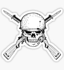 WW II M1 Carbine Jolly Roger Sticker