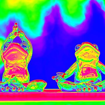 Thermal Yoga Frogs Poster for Sale by Brody Maddox