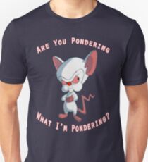 Pinky and The Brain - Pondering Unisex T-Shirt