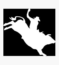 Bullrider Photographic Print