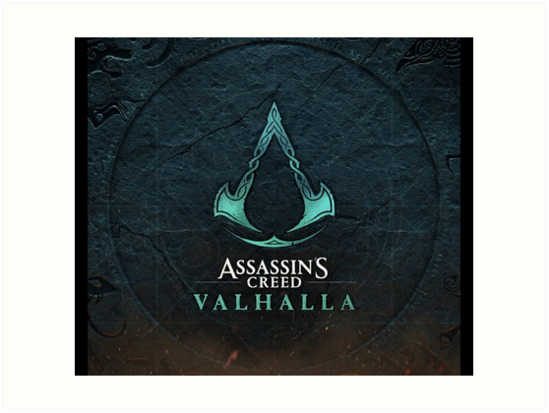 assassin s creed valhalla art print by digitalaurora redbubble redbubble