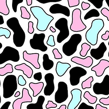 Cow Print Aesthetic Pattern Art Board Print for Sale by littlebloom